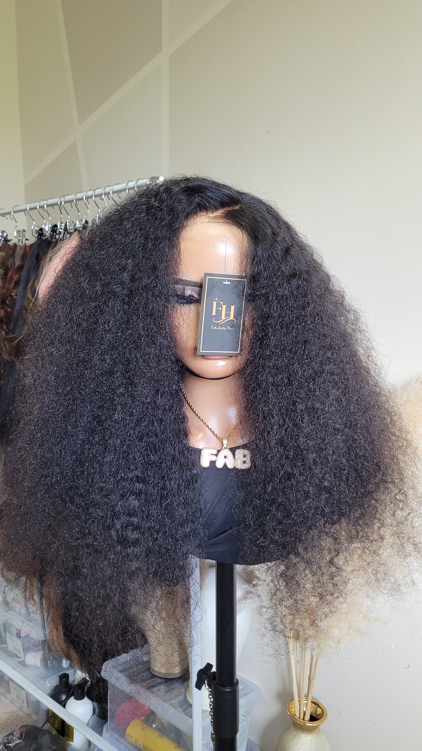Chantel burmese curly wig