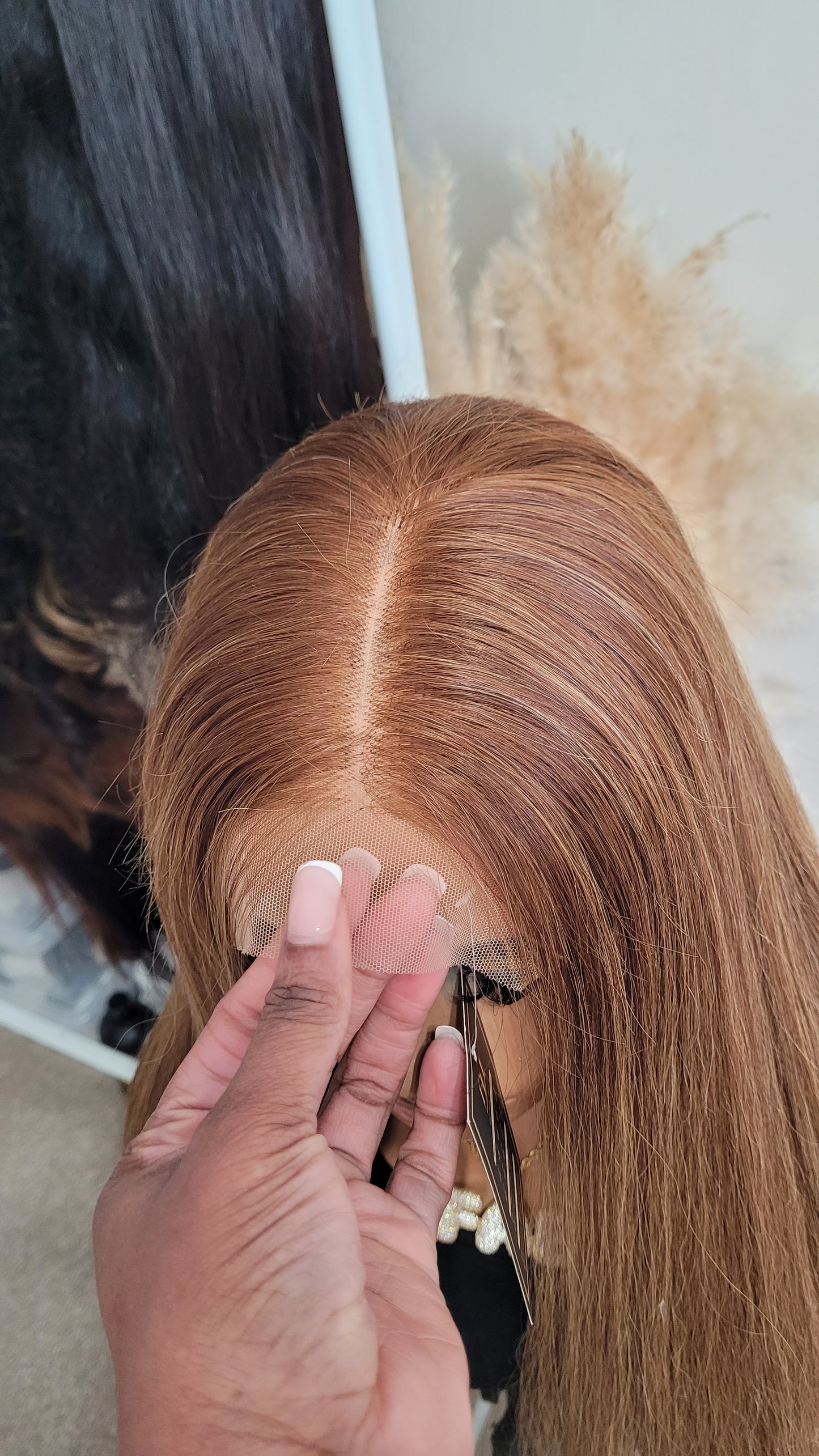 Caramel Silk Straight Wig