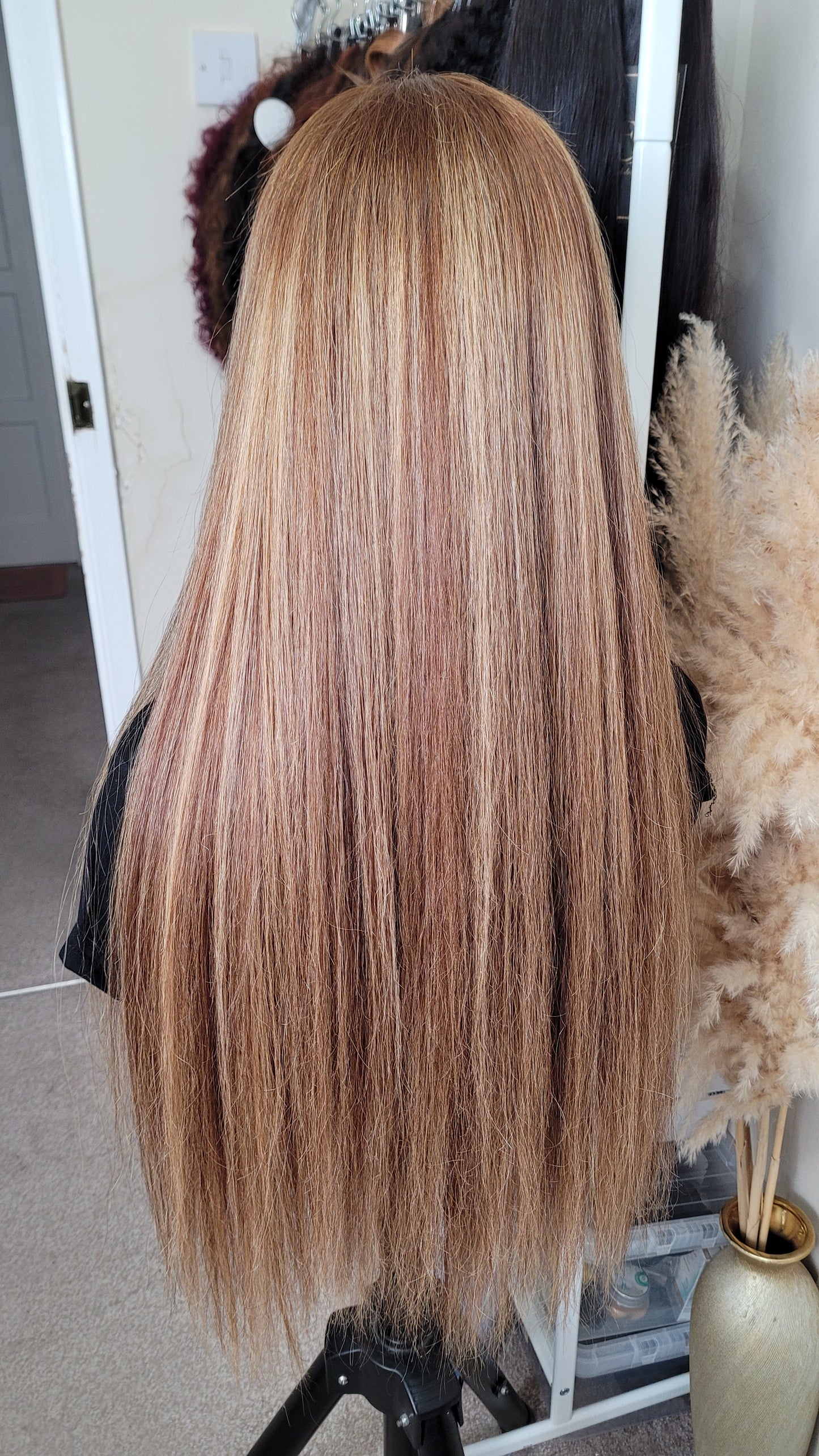 Caramel Silk Straight Wig