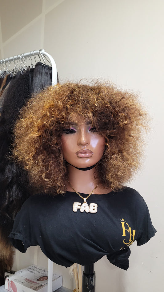 Full fringe wig
