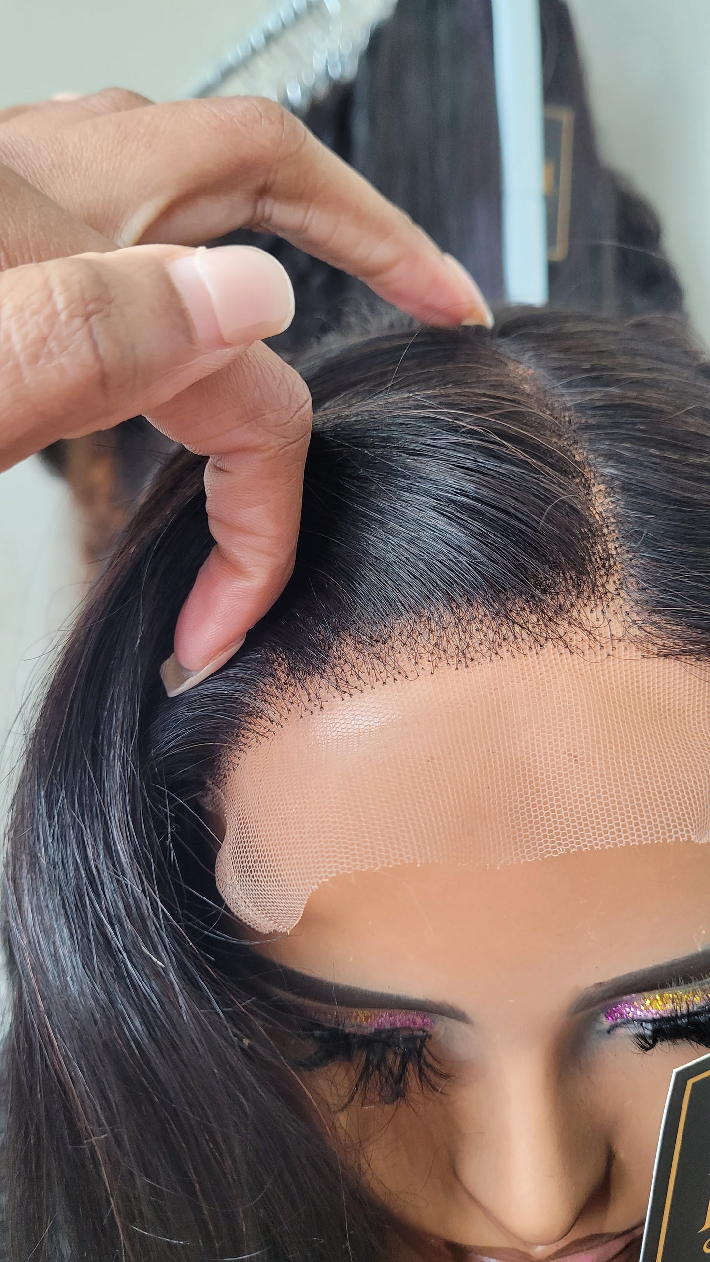 Noir Velvet Glam Wig