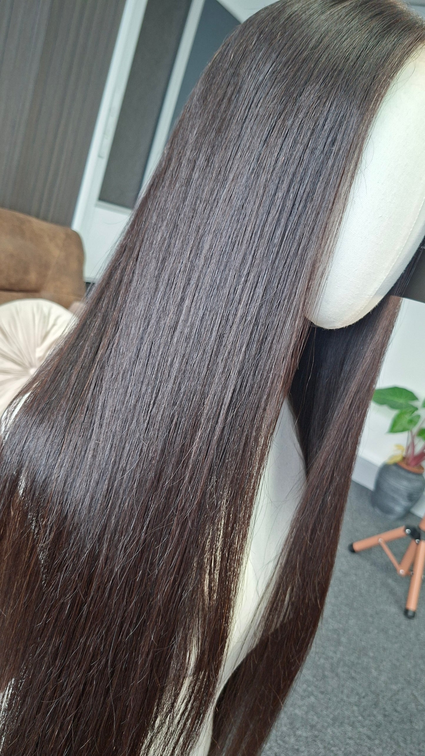 Champagne Luxe bone straight wig