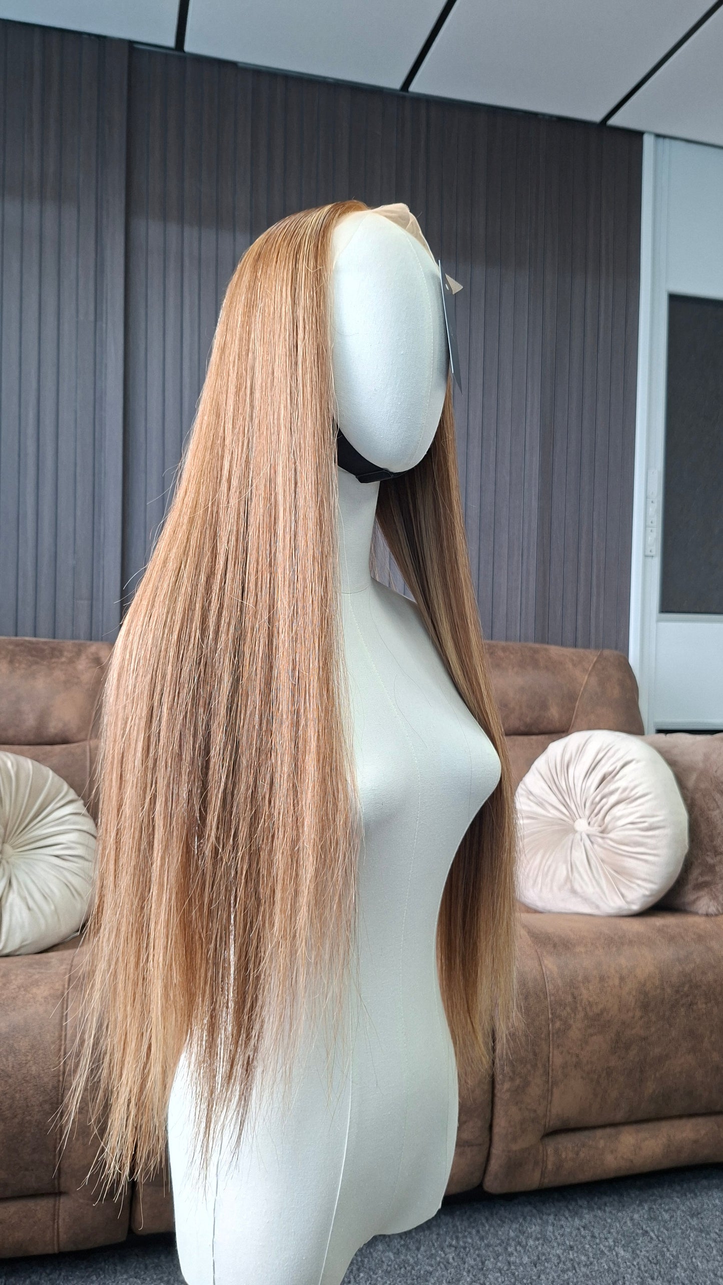 Caramel Silk Straight Wig